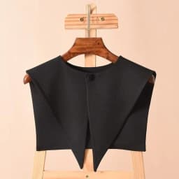 Fake collar new style European American Korean version women's outerwear small shawl large pointed collar decorative shirt dress