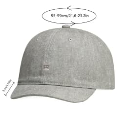 Short Brim Baseball Cap for Men and Women, Personalized Small Brim Hat, Minimalist Baseball Cap