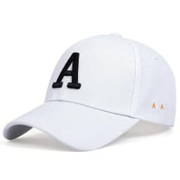 Unisex A Letter Side Ar Embroidery Baseball Caps Spring and Autumn Outdoor Adjustable Casual Hats Sunscreen Hat Sports Golf Cap