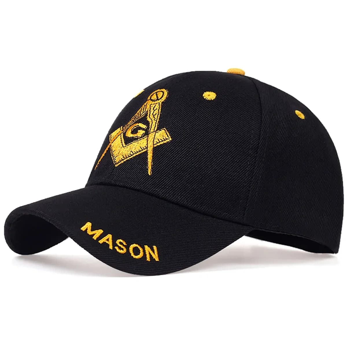 Unisex AVG Brim MASON Embroidery Baseball Caps Spring Autumn Outdoor Adjustable Casual Hats Sunscreen Hat