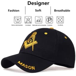 Unisex AVG Brim MASON Embroidery Baseball Caps Spring Autumn Outdoor Adjustable Casual Hats Sunscreen Hat