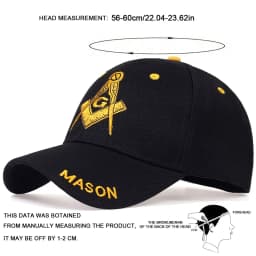 Unisex AVG Brim MASON Embroidery Baseball Caps Spring Autumn Outdoor Adjustable Casual Hats Sunscreen Hat