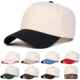 Unisex Light Panel Color Blocked Baseball Caps Spring Autumn Outdoor Adjustable Casual Hats Sunscreen Hat Sports Cap