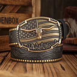 A PU Belt Suitable for Both Men and Women, Combining the Style of Western Denim and Retro, Is Perfect for Daily Casual Outings
