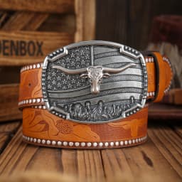 A PU Belt Suitable for Both Men and Women, Combining the Style of Western Denim and Retro, Is Perfect for Daily Casual Outings