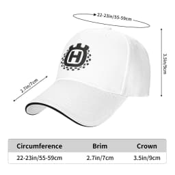 Summer Husqvarna Print Baseball Cap Running Hippie Fashion Custom DIY Sun Trucker Hat Unisex Men Sun-Proof Snapback Cap