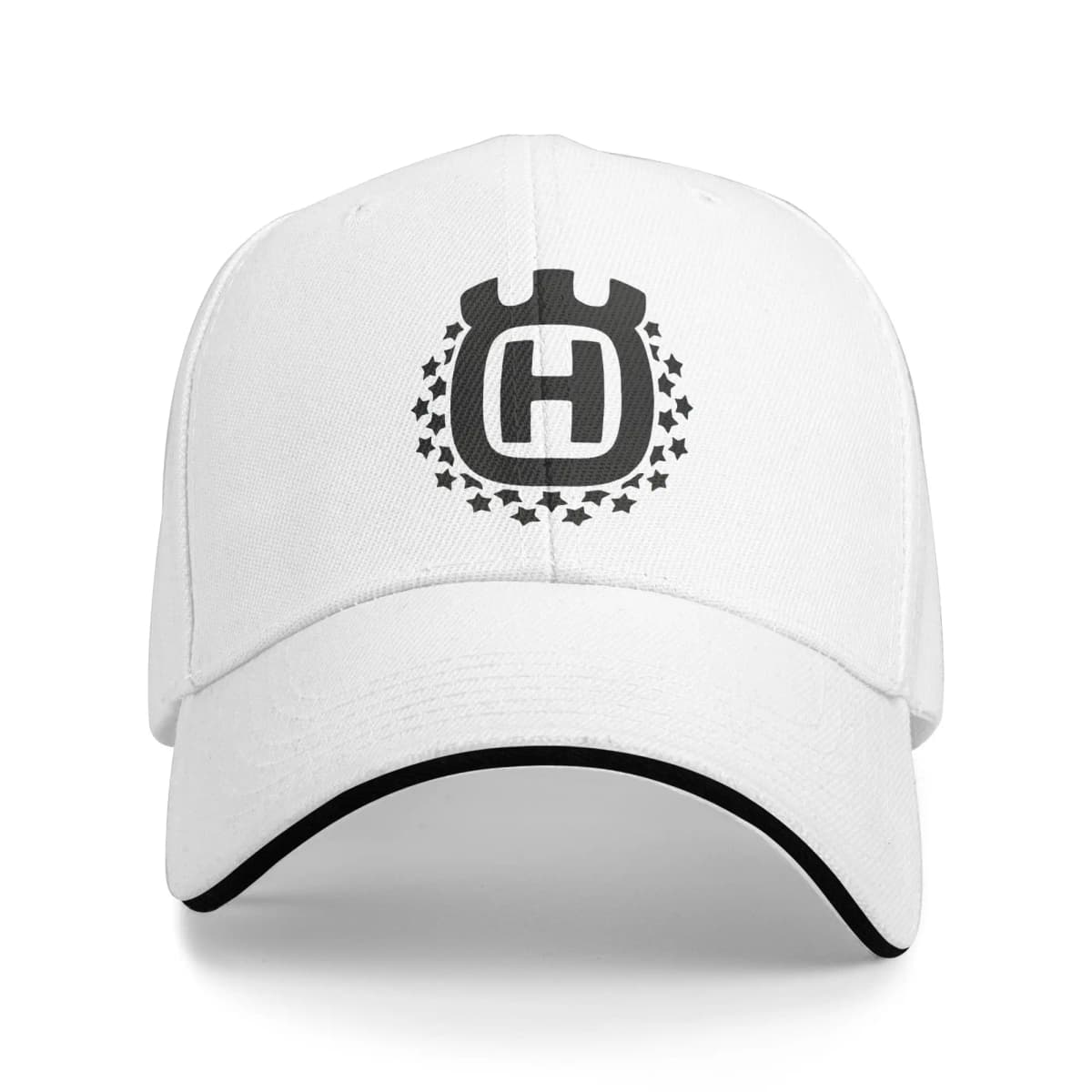 Summer Husqvarna Print Baseball Cap Running Hippie Fashion Custom DIY Sun Trucker Hat Unisex Men Sun-Proof Snapback Cap