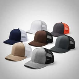 Hot Sale Unisex Cap Slight Curved Brim Style Trucker Hat Men & Women Casual Outdoor Breathable Summer Cap