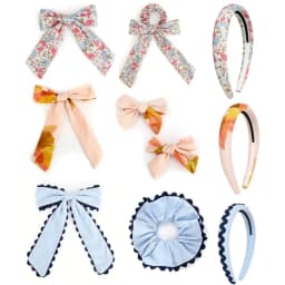 kntted Hairband with flower Bow for Children  Fashion lace Baby Clip Fresh Hairband Headband Stylish  Universal hair accessories