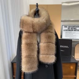 New Winter Imitation Mink Fur Scarfs Women Warm Fluffy Faux Fur Scart Women Luxury Wrap Korea Fashion Versatile Long Scarves