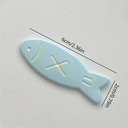 6pcs Cute Candy Color Small Fish Hairpin Ins Sweet Girly Heart Bangs Clip