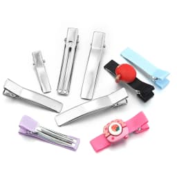 20pcs Hair Alligator Clips Metal Single Prong Duckbill Hairpins Flat Top With Teeth Curl Clips For DIY Hair Style Accessories