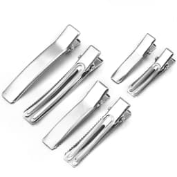 20pcs Hair Alligator Clips Metal Single Prong Duckbill Hairpins Flat Top With Teeth Curl Clips For DIY Hair Style Accessories