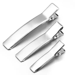 20pcs Hair Alligator Clips Metal Single Prong Duckbill Hairpins Flat Top With Teeth Curl Clips For DIY Hair Style Accessories