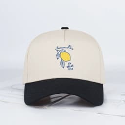 "Limoncello La Dolce Vita" Lemon Print Baseball Cap Adjustable Unisex Italian Summer Sun Hat