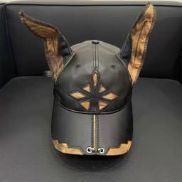 2026 Y2K Girl New Jeans Stereoscopic ears Cowboy Baseball Hat leather material Hip Hop Cap Women Men Party Team Baseball Cap