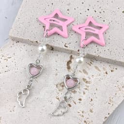 Unique Exquisite Fringed Five-Pointed Star Hair Clips Sweet Cool Style Fringed Sweet Girl Hair Accessories Girl Gifts