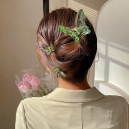 Women's Hair Claw Clips Korean Butterfly Sweet Kawaii Fashionable Transparent Hair Grab High-quality Hair Accessories For Girl