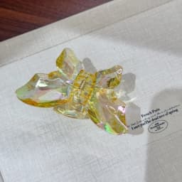 Women's Hair Claw Clips Korean Butterfly Sweet Kawaii Fashionable Transparent Hair Grab High-quality Hair Accessories For Girl