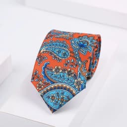 Super Soft Ties Men's Fashion Paisley Dot 8cm Necktie For Men Wedding Business Meeting Gravata Colorful Novelty Printing Tie