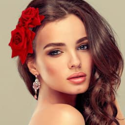 1pack Rose Flower Hair Clip | Women Rose Side Combs Flamenco Flowers for Day of The Dead Costumes Mexican Hair Accessories