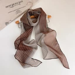 Women Long Scarf Retro Color Matching Ribbon Headbands Neck Tie Silk Scarf Decorative Waist Belt Waistband Headscarf Accessories