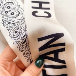 Paisley Pattern Long Skinny Scarf Stylish Ribbon Multi Purpose Scarf Neck Scarf for Hair Decor Bag Strap Daily Fashion Accessory