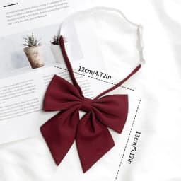 Women's Bowtie Bow Bowknot Adjustable Pre-tied Bow Tie Necktie for Lolita JK Cosplay Costume Accessory