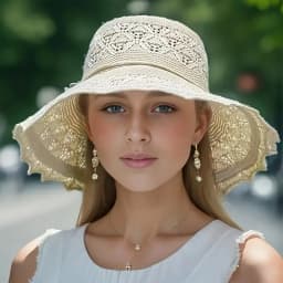 Women's Breathable Foldable Sun Visor Hats Large Lace Brim Uv Protections Summer Bow Beach Hat For Outdoor Sports Hiking