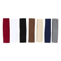 7pcs Sports Headbands For Women Fitness Running Yoga Solid Color Elastic Hairbands Head Band Stretch Makeup Hair Accessories