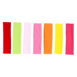 7pcs Sports Headbands For Women Fitness Running Yoga Solid Color Elastic Hairbands Head Band Stretch Makeup Hair Accessories