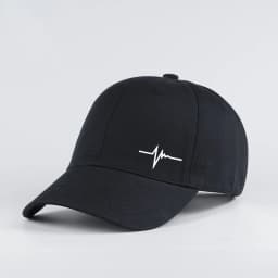 Heartbeat ECG Lifeline Print Baseball Cap Men Women Adjustable Dad Hat Minimalist Casual Sport Sun Hat