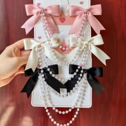 1 Piece Pearl Bow Hair Accessory – Hair Clip, Hairpin, and Chain, Suitable for Women with Thick or Thin Hair The Perfect Gift for Women