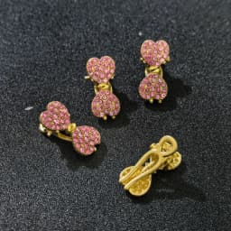 4pcs/set Rhinestone Bow Hair Clips for Women Metal Crystal Hair Barrettes Cute Mini Hair Pins for Braid Bangs Hair Accessories