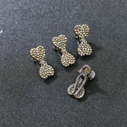 4pcs/set Rhinestone Bow Hair Clips for Women Metal Crystal Hair Barrettes Cute Mini Hair Pins for Braid Bangs Hair Accessories