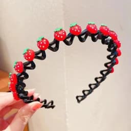 Cute Hair Hoop for Baby Girls, Non-slip Wave Headband with Teeth, Kids Hair Accessories for Bangs & Broken Hair Styling