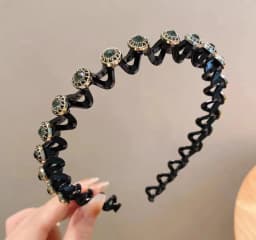 Cute Hair Hoop for Baby Girls, Non-slip Wave Headband with Teeth, Kids Hair Accessories for Bangs & Broken Hair Styling