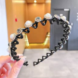 Cute Hair Hoop for Baby Girls, Non-slip Wave Headband with Teeth, Kids Hair Accessories for Bangs & Broken Hair Styling