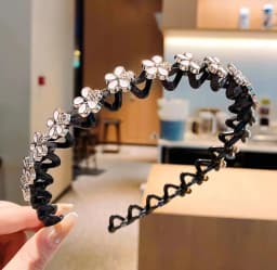 Cute Hair Hoop for Baby Girls, Non-slip Wave Headband with Teeth, Kids Hair Accessories for Bangs & Broken Hair Styling