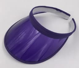 New Fashion Summer Outdoor Sports Sun Protection Cap Unisex Clear Plastic Visor Hat Candy Color PVC Sunshade Hat UV Protection H
