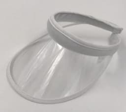 New Fashion Summer Outdoor Sports Sun Protection Cap Unisex Clear Plastic Visor Hat Candy Color PVC Sunshade Hat UV Protection H