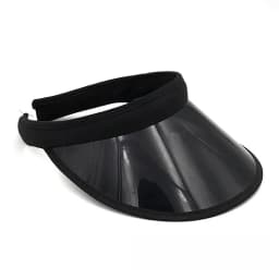 New Fashion Summer Outdoor Sports Sun Protection Cap Unisex Clear Plastic Visor Hat Candy Color PVC Sunshade Hat UV Protection H