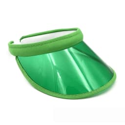 New Fashion Summer Outdoor Sports Sun Protection Cap Unisex Clear Plastic Visor Hat Candy Color PVC Sunshade Hat UV Protection H