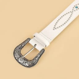 1 Piece of Women's Fashionable Beaded Belt, Popular and Versatile, Suitable for Street Punk Style, Festival Clothing Accessories