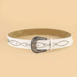 1 Piece of Women's Fashionable Beaded Belt, Popular and Versatile, Suitable for Street Punk Style, Festival Clothing Accessories