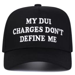 Unisex MY DUI CHARGES Letter Embroidery Baseball Caps Spring Autumn Outdoor Adjustable Casual Hats Sunscreen Hat Sports Cap