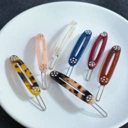 French Acetate Hair Clips Pins Fashion Side Braid Bangs Hair Pins Women Elegant Hair Barrettes Cute Hair Accessories Daily Wear