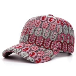 Ethnic Style Four-Season Hard-Top Baseball Cap Fully Printed Casual Sun Protection Visor Duckbill Cap