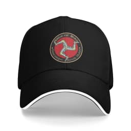 Isle Of Man Baseball Cap Ellan Vannin Tt Racing Uk Outdoor Sport Sun Hip Hop Hats Unisex Men Trendy Print Baseball Caps