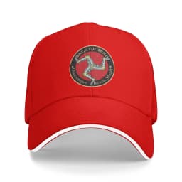 Isle Of Man Baseball Cap Ellan Vannin Tt Racing Uk Outdoor Sport Sun Hip Hop Hats Unisex Men Trendy Print Baseball Caps